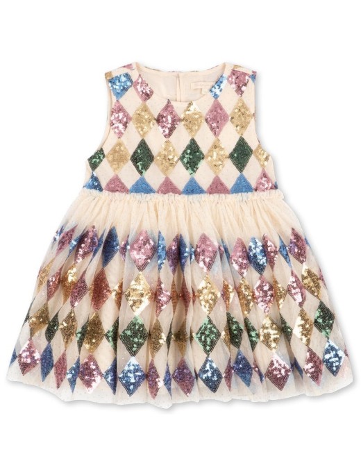 Yvonne Harlekin Dress – Sukienka z Cekinami | Ecobobo