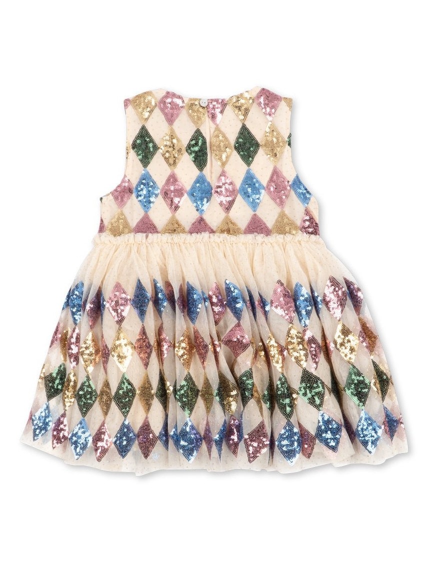 Yvonne Harlekin Dress – Sukienka z Cekinami | Ecobobo