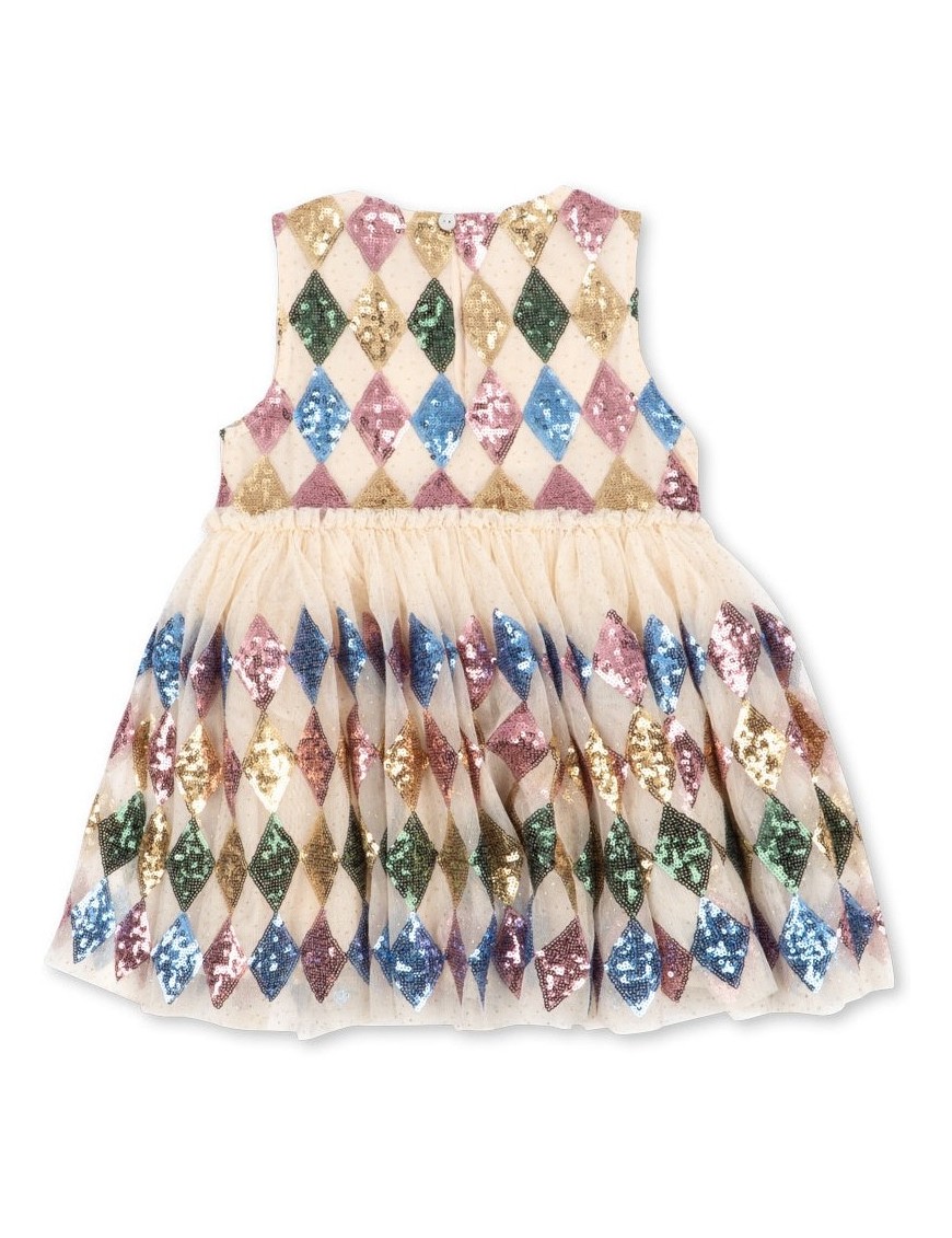 Yvonne Harlekin Dress – Sukienka z Cekinami | Ecobobo