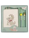 My Stationery Box Dino Moss – Zestaw Papierniczy | Ecobobo