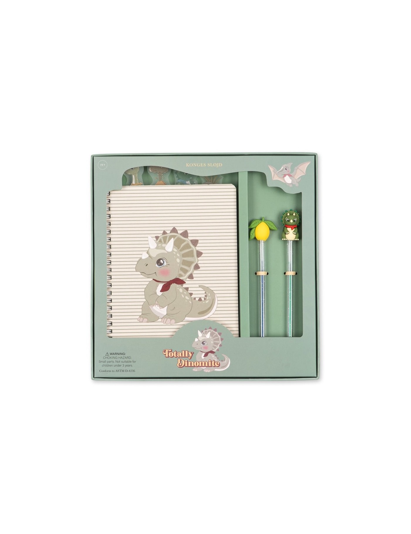 My Stationery Box Dino Moss – Zestaw Papierniczy | Ecobobo