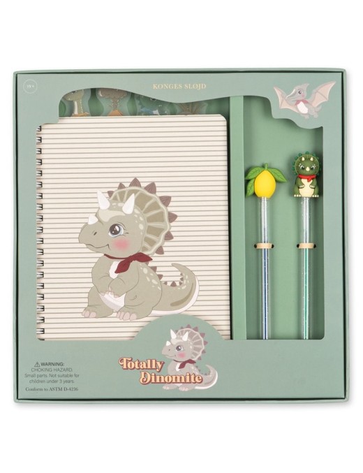 My Stationery Box Dino Moss – Zestaw Papierniczy | Ecobobo