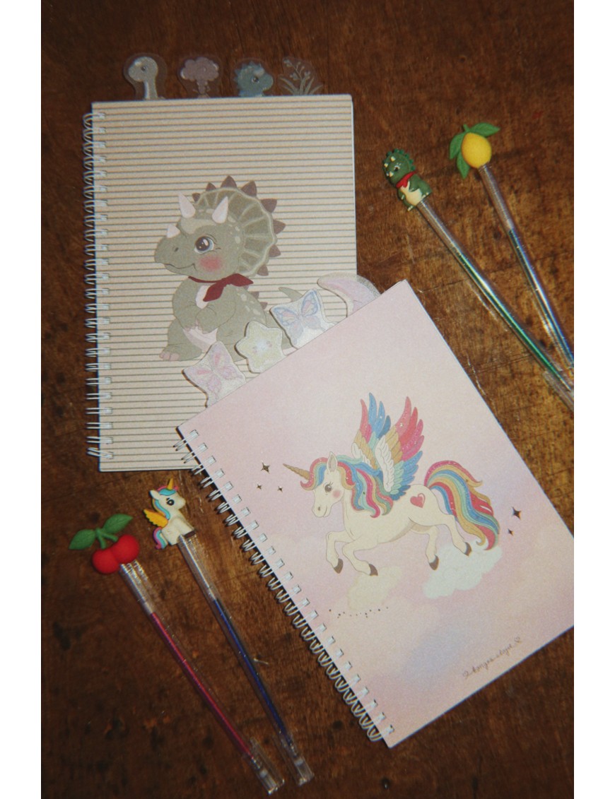 My Stationery Box Dino Moss – Zestaw Papierniczy | Ecobobo
