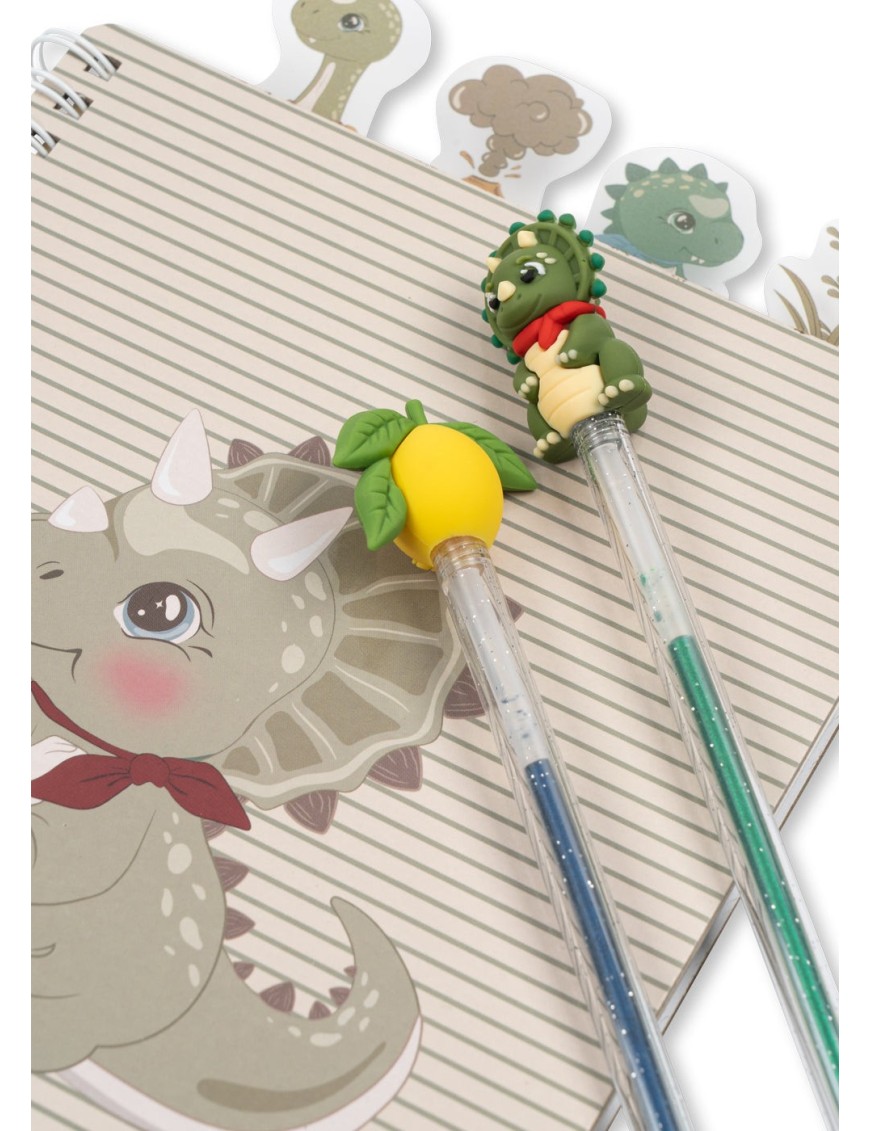 My Stationery Box Dino Moss – Zestaw Papierniczy | Ecobobo