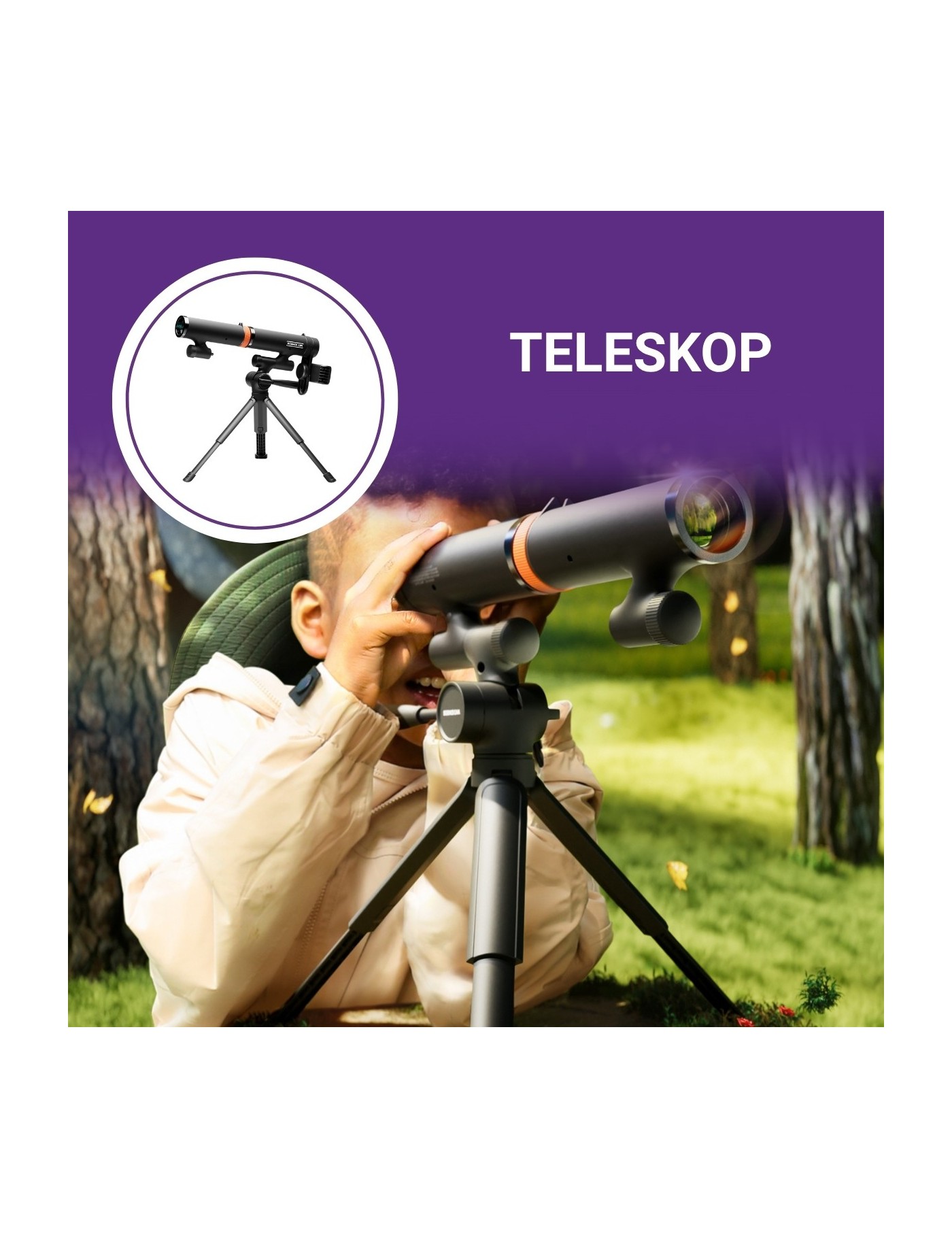 Science Can Teleskop Odkrywcy Kosmosu 3w1 | Ecobobo Science Can Teleskop Odkrywcy Kosmosu 3w1 | Ecobobo
