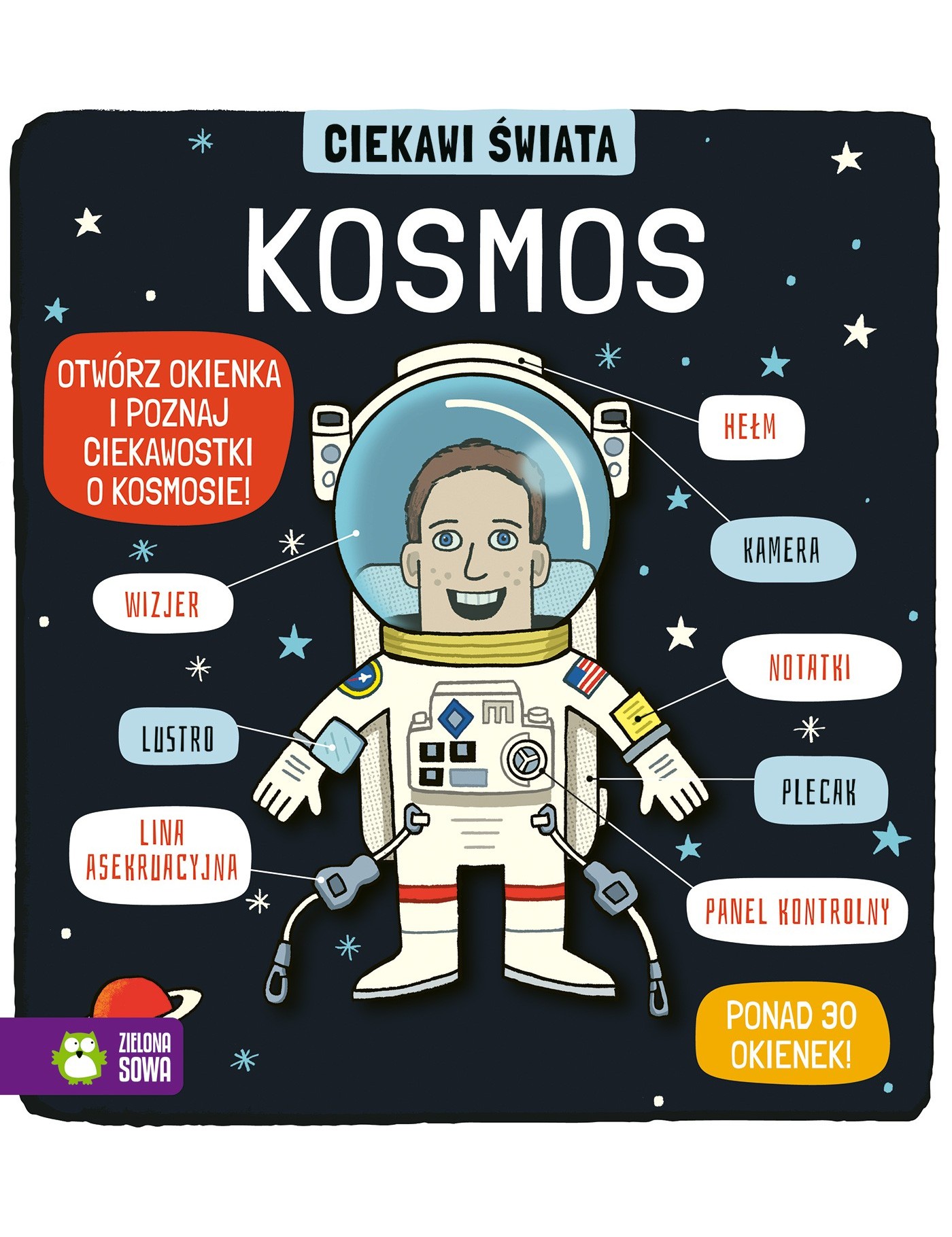 Ciekawi świata. Kosmos – książka z okienkami – Ecobobo Ciekawi świata. Kosmos – książka z okienkami – Ecobobo