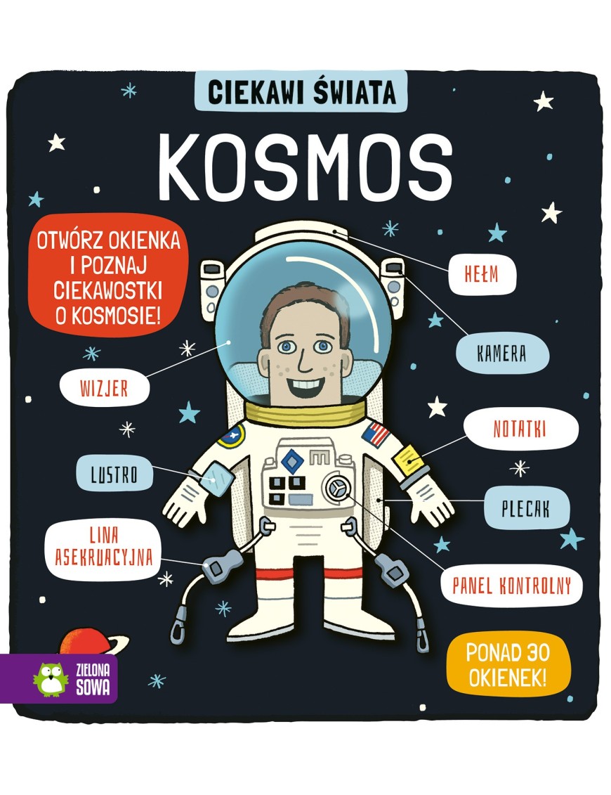 Ciekawi świata. Kosmos – książka z okienkami – Ecobobo Ciekawi świata. Kosmos – książka z okienkami – Ecobobo