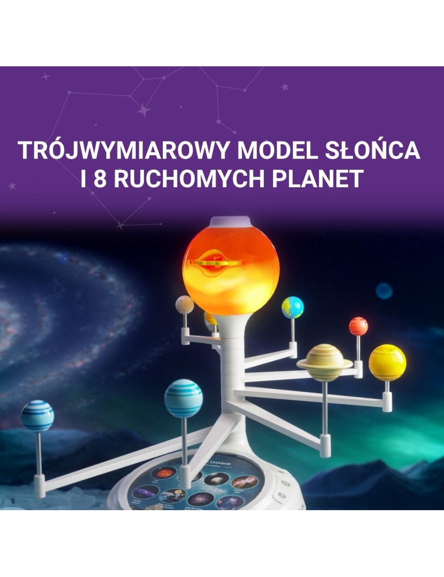 Science Can Układ Słoneczny 3D z Projektorem | Ecobobo