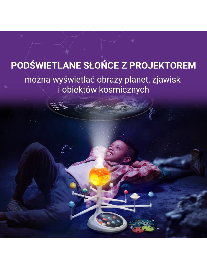 Science Can Układ Słoneczny 3D z Projektorem | Ecobobo