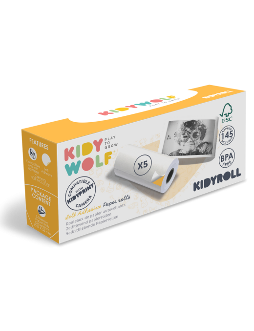 KIDYROLL Papier Samoprzylepny 5 Rolek | Ecobobo