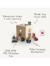 Shape Sorting Box – Sorter Kształtów 12 Elementów | Ecobobo