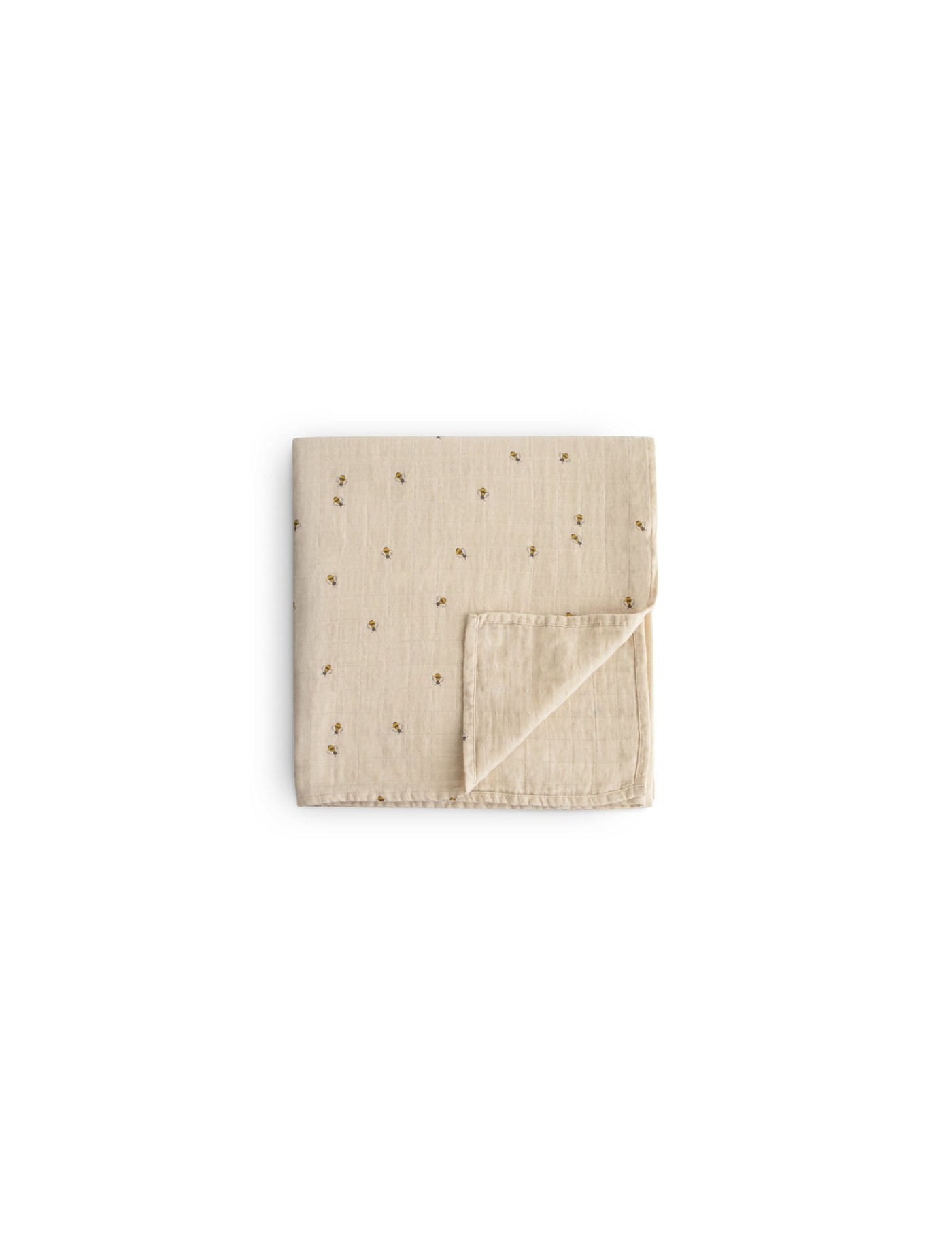 Mushie Otulacz Organiczny 120x120 cm Bees | Ecobobo