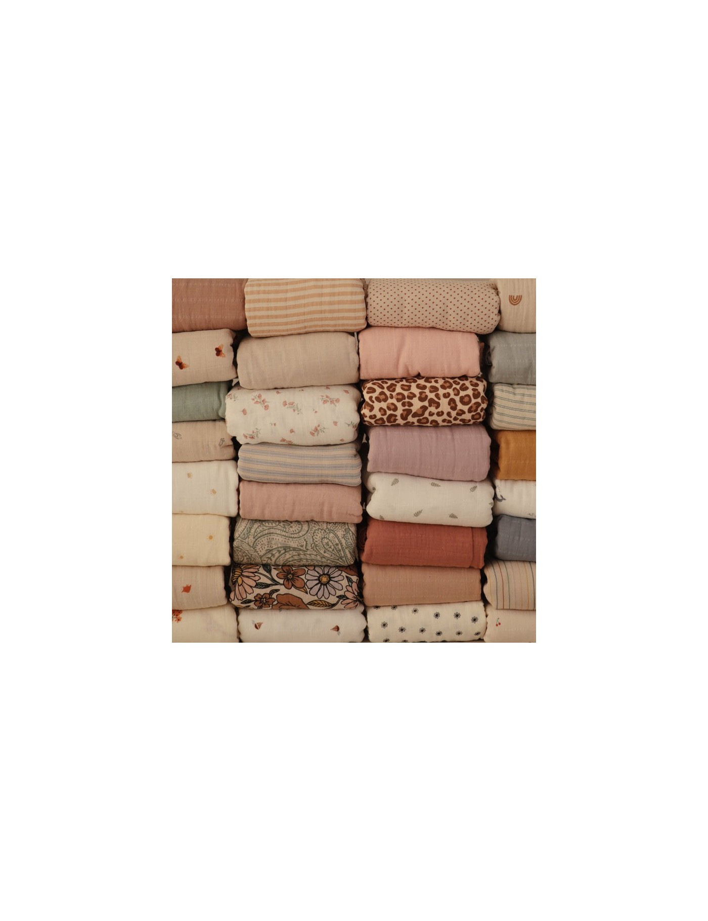 Mushie Otulacz Organiczny 120x120 cm Bees | Ecobobo