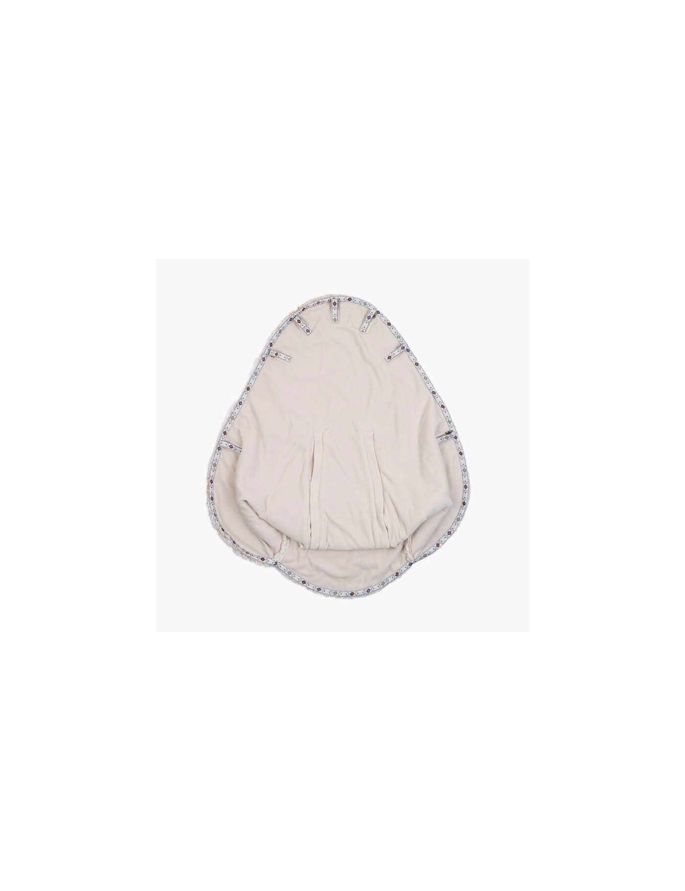 Lodger Fleece Elm – szałwiowy śpiworek do wózka – Ecobobo