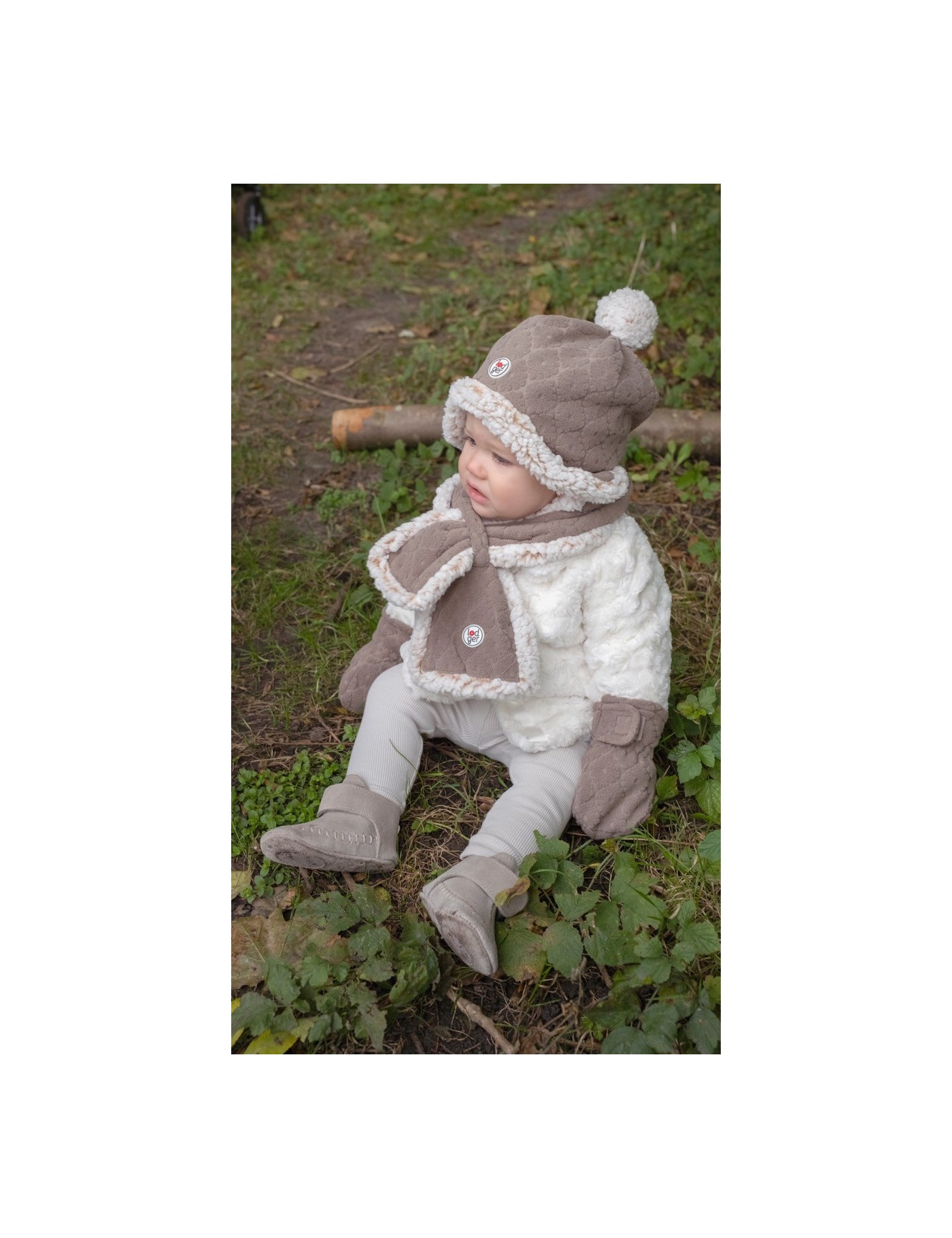 OUTLET Lodger Hatter Fleece Folklore – Czapka Niemowlęca | Ecobobo