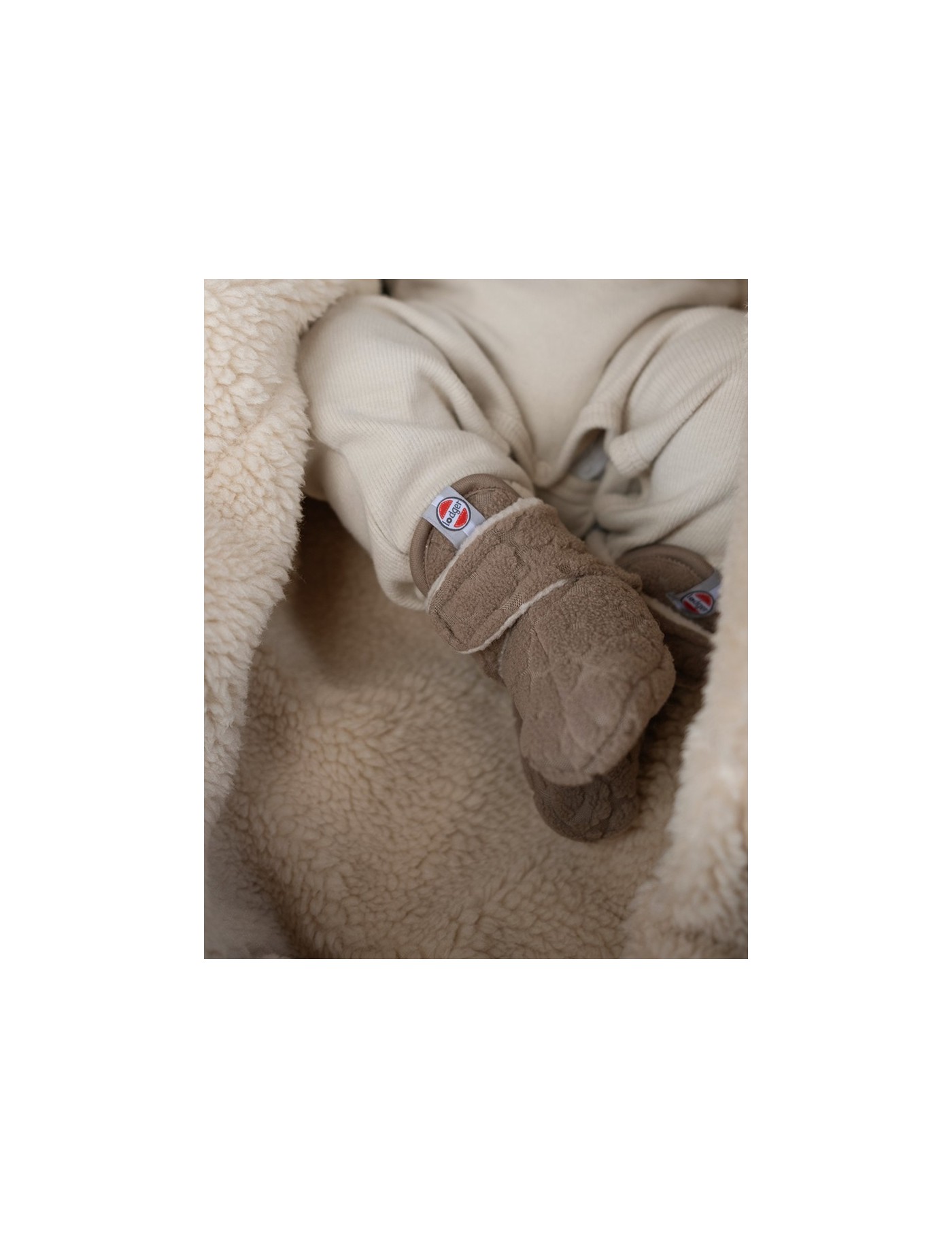 Lodger Slippers Fleece Folklore – Kapcie Niemowlęce | Ecobobo