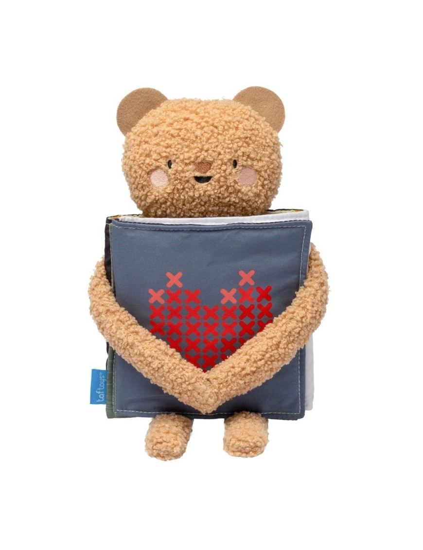Taf Toys Przytulny Miś – Książeczka Sensoryczna 0m+ | Ecobobo Taf Toys Przytulny Miś – Książeczka Sensoryczna 0m+ | Ecobobo