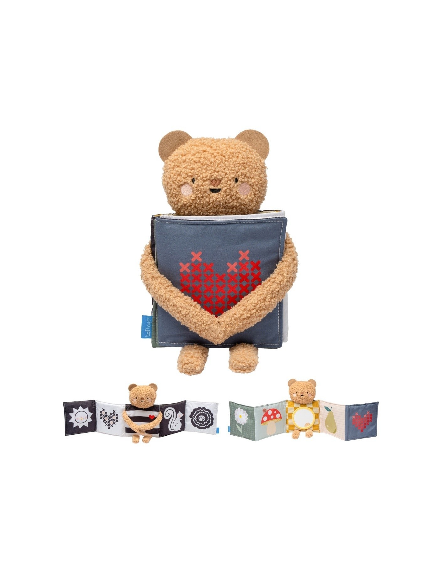 Taf Toys Przytulny Miś – Książeczka Sensoryczna 0m+ | Ecobobo Taf Toys Przytulny Miś – Książeczka Sensoryczna 0m+ | Ecobobo