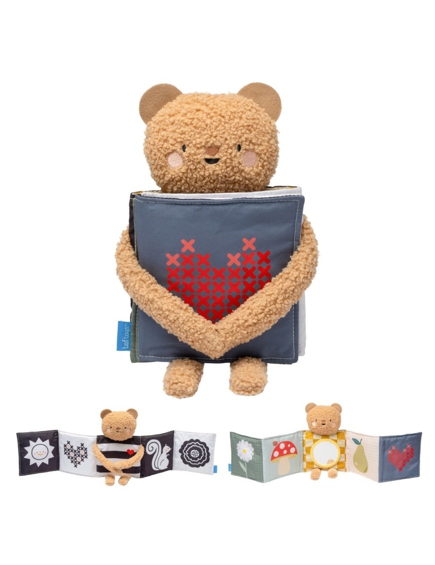 Taf Toys Przytulny Miś – Książeczka Sensoryczna 0m+ | Ecobobo Taf Toys Przytulny Miś – Książeczka Sensoryczna 0m+ | Ecobobo