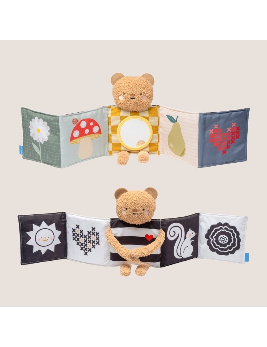 Taf Toys Przytulny Miś – Książeczka Sensoryczna 0m+ | Ecobobo Taf Toys Przytulny Miś – Książeczka Sensoryczna 0m+ | Ecobobo