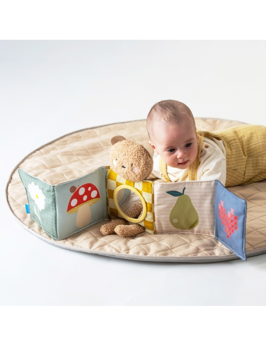 Taf Toys Przytulny Miś – Książeczka Sensoryczna 0m+ | Ecobobo Taf Toys Przytulny Miś – Książeczka Sensoryczna 0m+ | Ecobobo