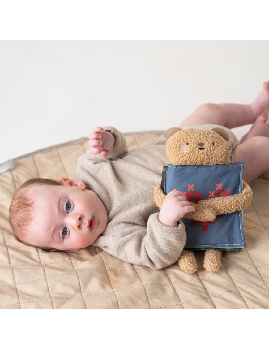 Taf Toys Przytulny Miś – Książeczka Sensoryczna 0m+ | Ecobobo Taf Toys Przytulny Miś – Książeczka Sensoryczna 0m+ | Ecobobo