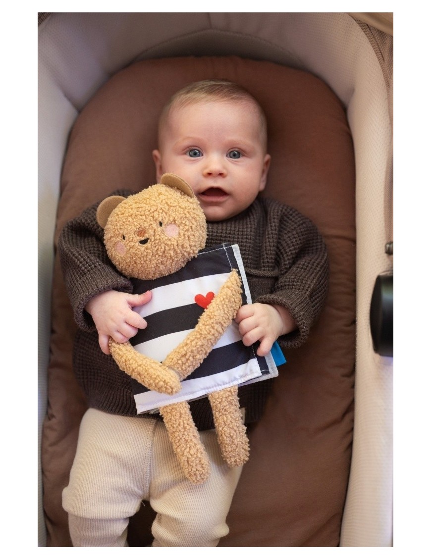 Taf Toys Przytulny Miś – Książeczka Sensoryczna 0m+ | Ecobobo Taf Toys Przytulny Miś – Książeczka Sensoryczna 0m+ | Ecobobo