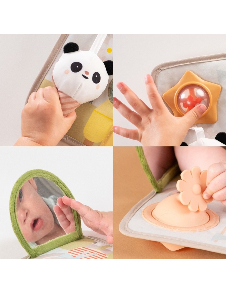 Taf Toys Przytulny Miś – Książeczka Sensoryczna 0m+ | Ecobobo