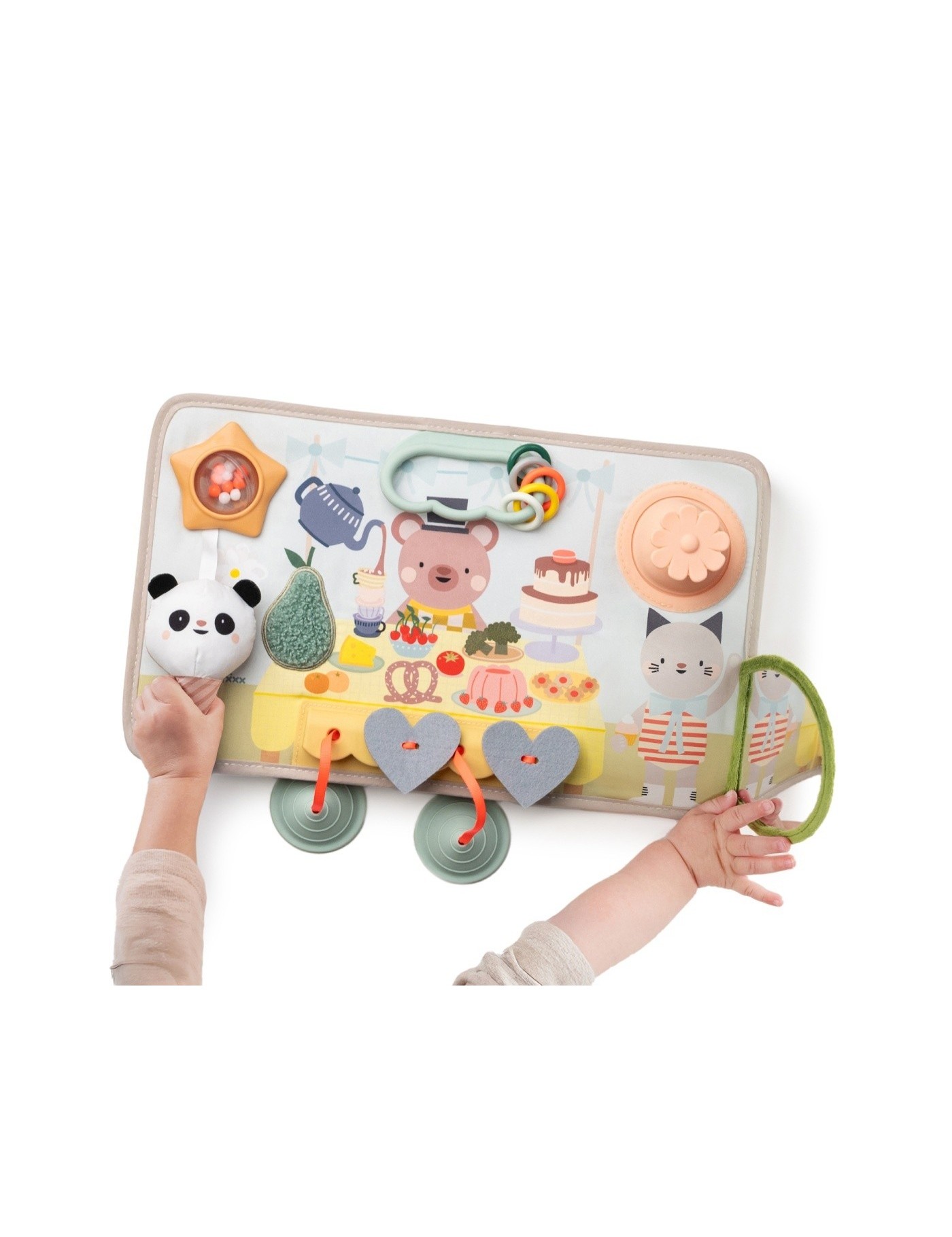 Taf Toys Przytulny Miś – Książeczka Sensoryczna 0m+ | Ecobobo