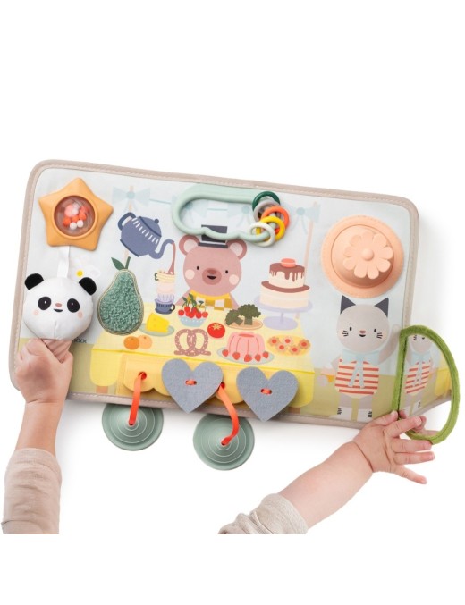 Taf Toys Przytulny Miś – Książeczka Sensoryczna 0m+ | Ecobobo