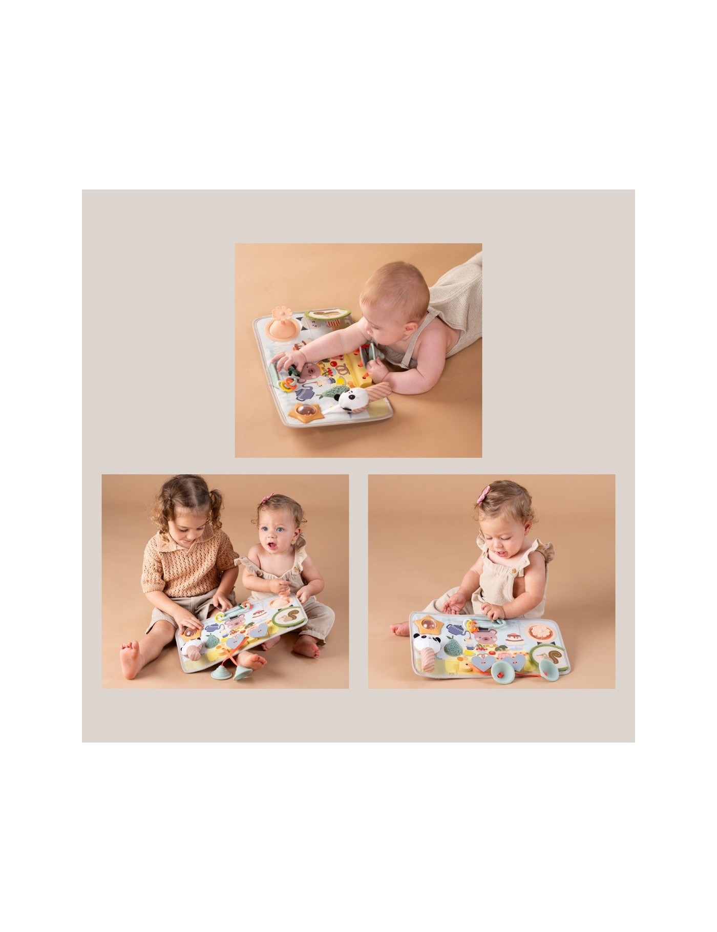 Taf Toys Przytulny Miś – Książeczka Sensoryczna 0m+ | Ecobobo