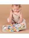 Taf Toys Przytulny Miś – Książeczka Sensoryczna 0m+ | Ecobobo