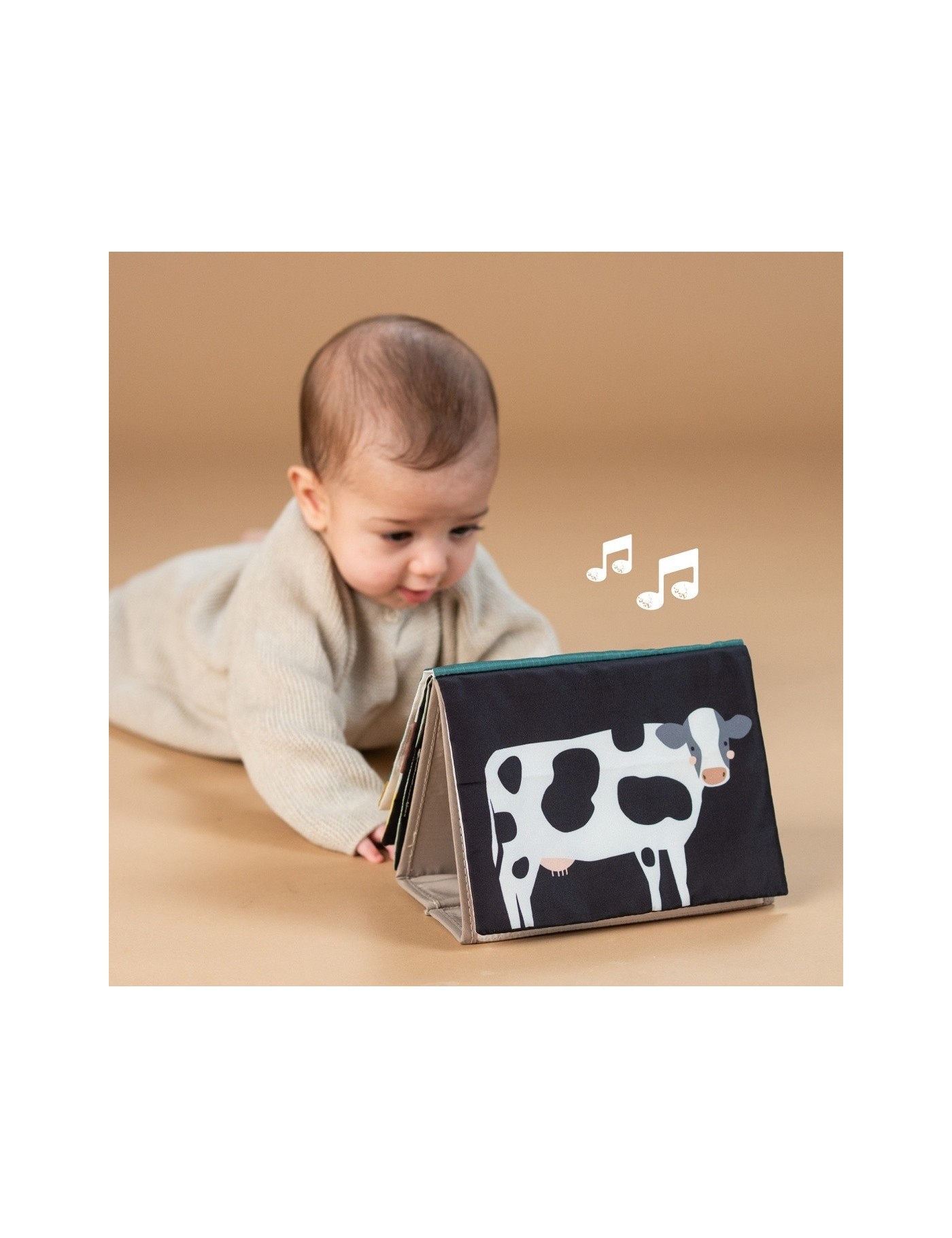 Muzyczna Książeczka Sensoryczna Farma 0m+ | Ecobobo