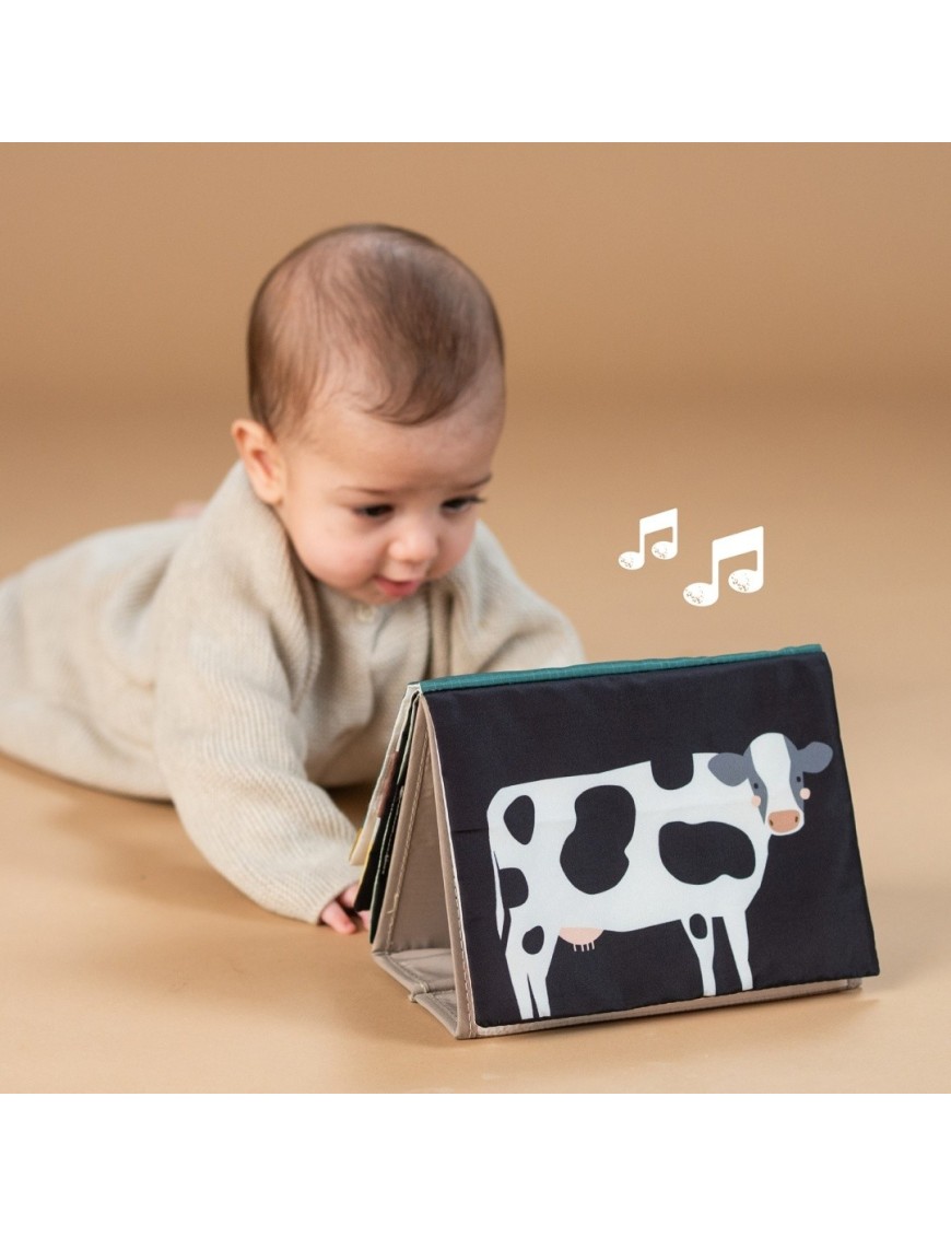 Muzyczna Książeczka Sensoryczna Farma 0m+ | Ecobobo