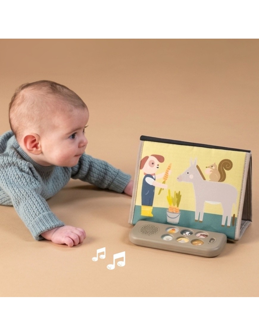 Muzyczna Książeczka Sensoryczna Farma 0m+ | Ecobobo