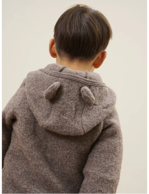 Kurteczka merino z uszkami Brown, Huttelihut