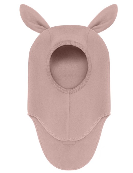 Kominiarka z uszami merino Rabbit Mahogany Rose Huttelihut