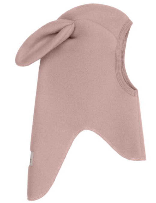 Kominiarka z uszami merino Rabbit Mahogany Rose Huttelihut