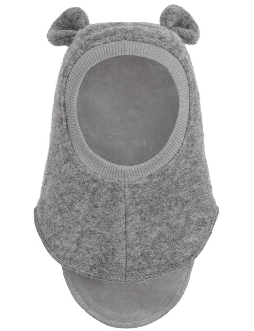Kominiarka z uszami merino 2-warstowa Grey melange Huttelihut