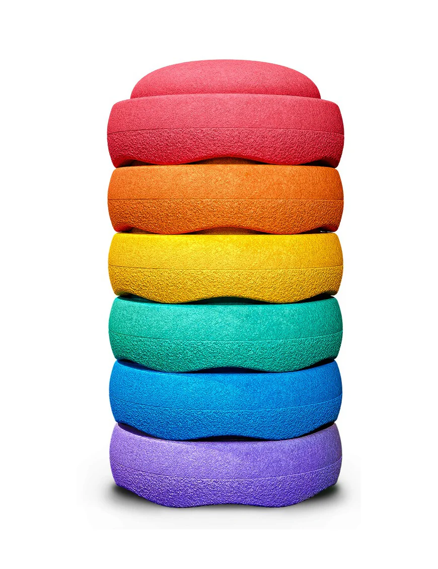 Stapelstein, Obiekty do zabawy ruchowej 6 szt. Rainbow Classic
