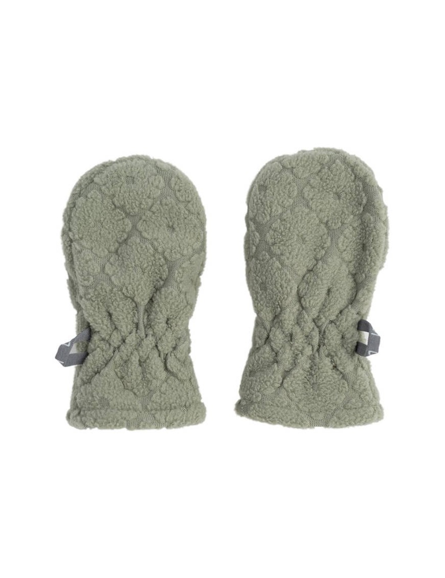 Lodger Fleece Elm – szałwiowe rękawiczki dziecięce 1–2 l – Ecobobo