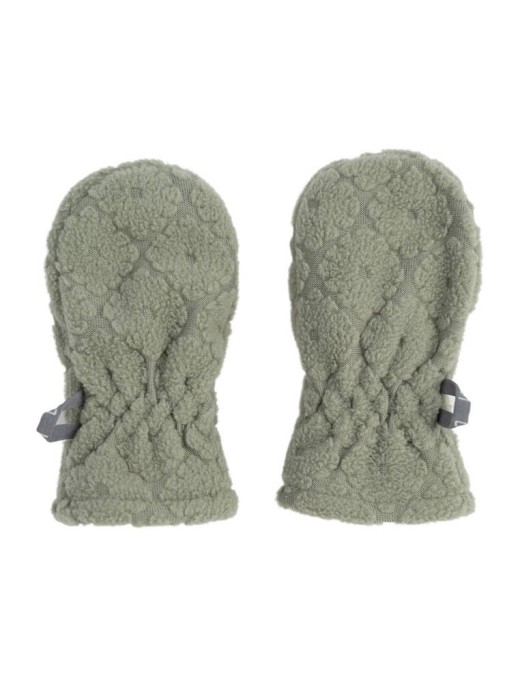 Lodger Fleece Elm – szałwiowe rękawiczki dziecięce 1–2 l – Ecobobo