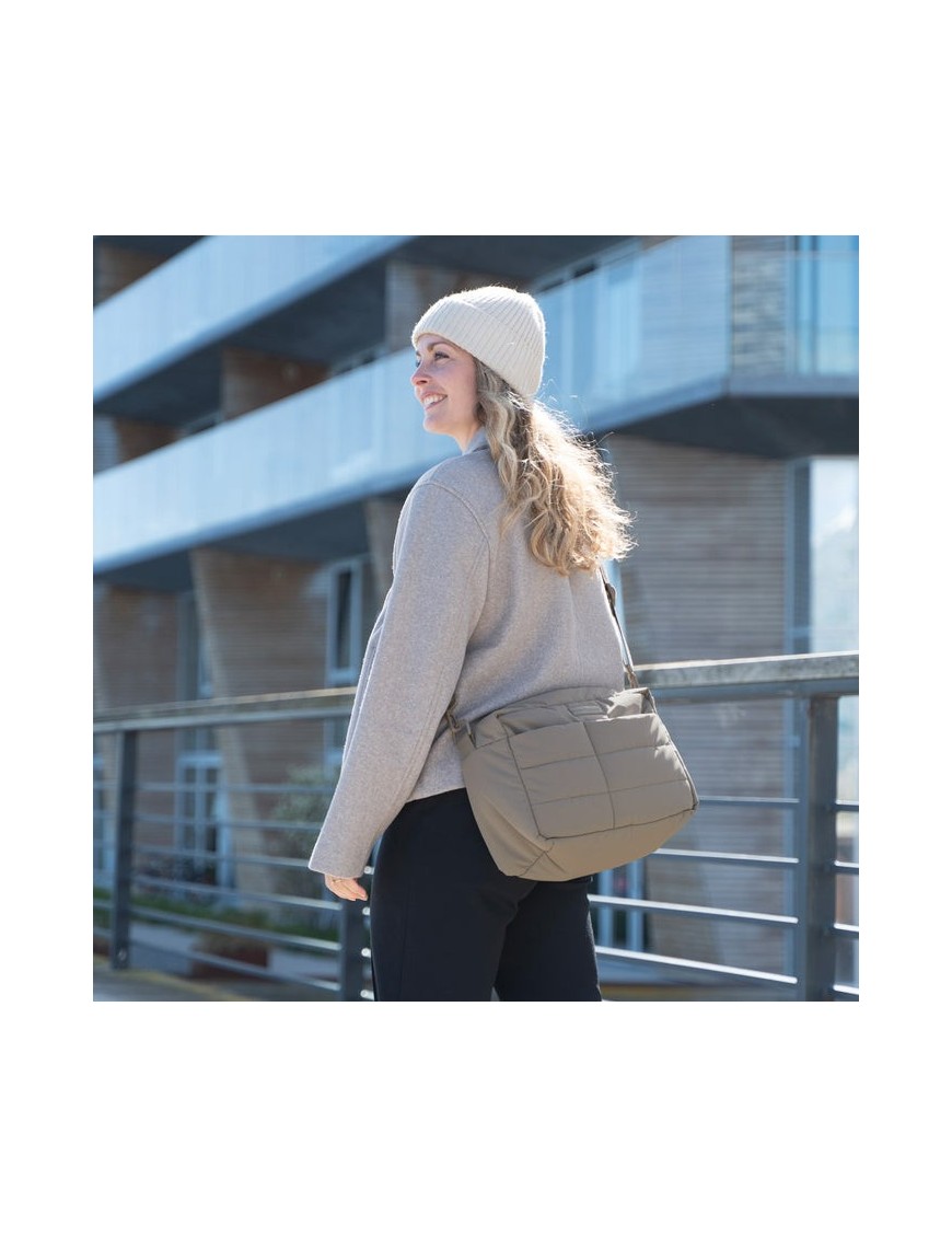 Pikowana Torba do Wózka Sand 12 L | Ecobobo Pikowana Torba do Wózka Sand 12 L | Ecobobo