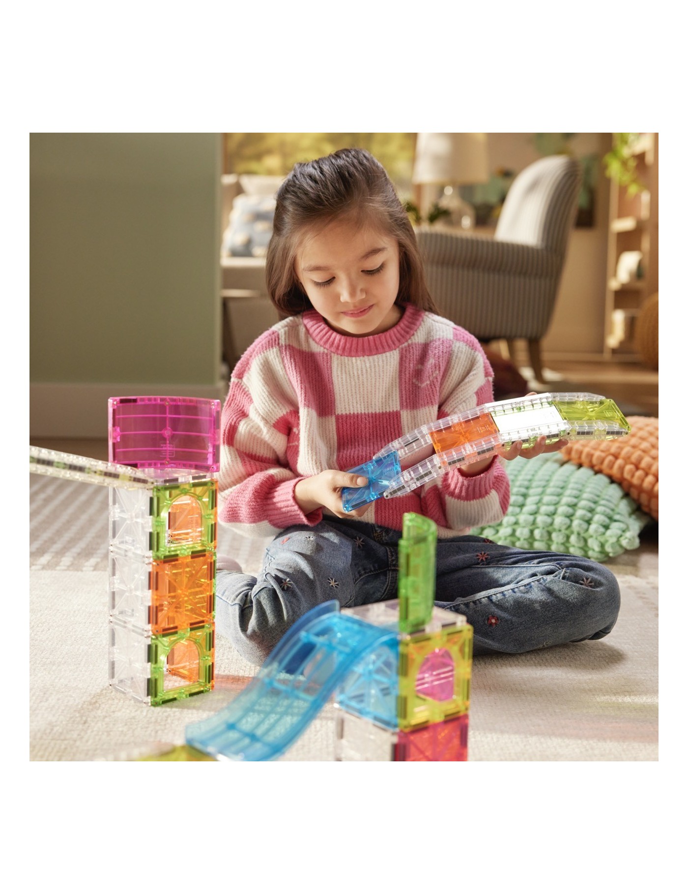 MAGNA-TILES Rail Racers Max 80 Elementów | Ecobobo