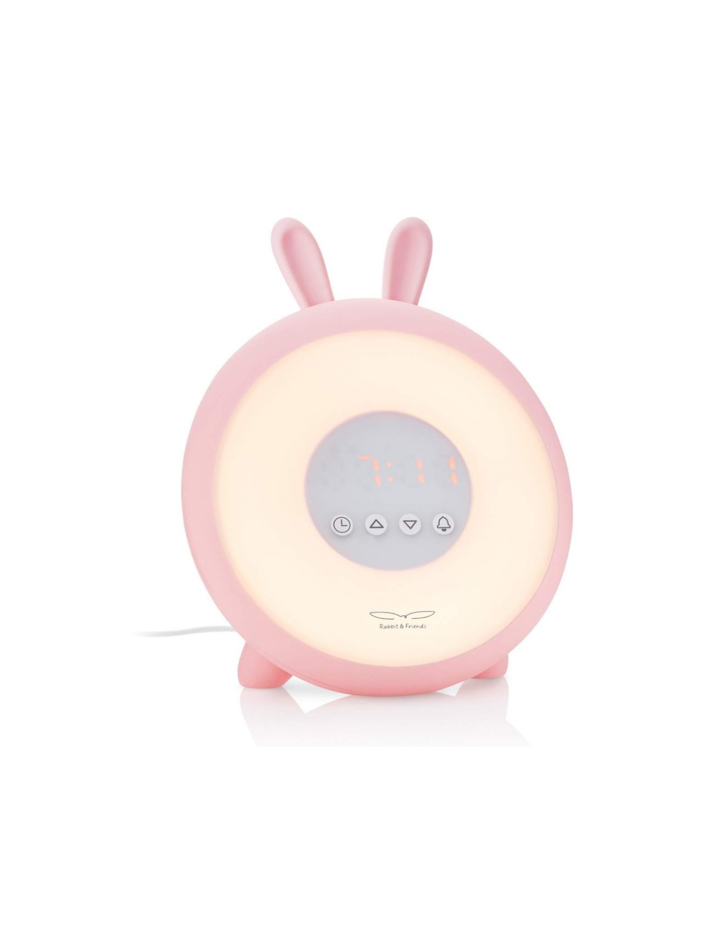 Rabbit & Friends – Lampka Nocna z Budzikiem | Ecobobo