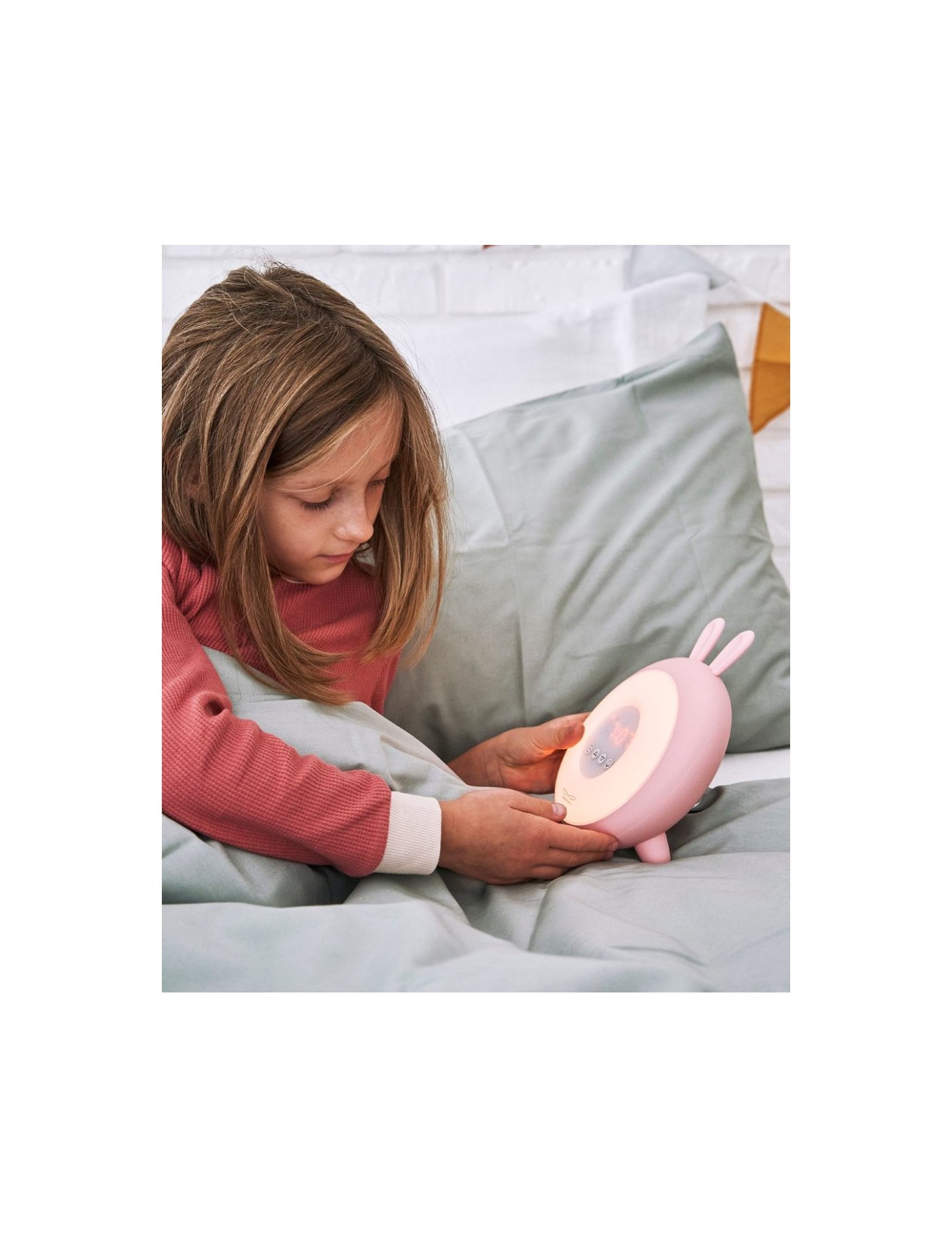 Rabbit & Friends – Lampka Nocna z Budzikiem | Ecobobo