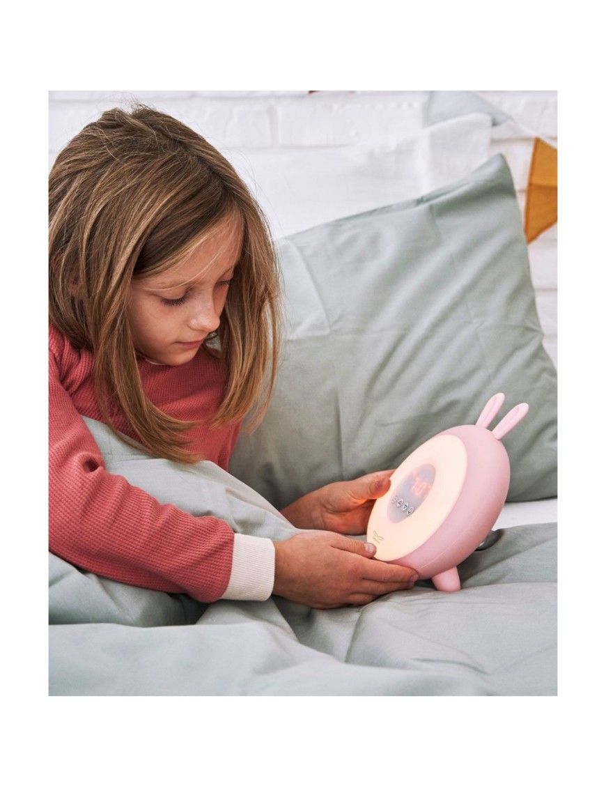 Rabbit & Friends – Lampka Nocna z Budzikiem | Ecobobo