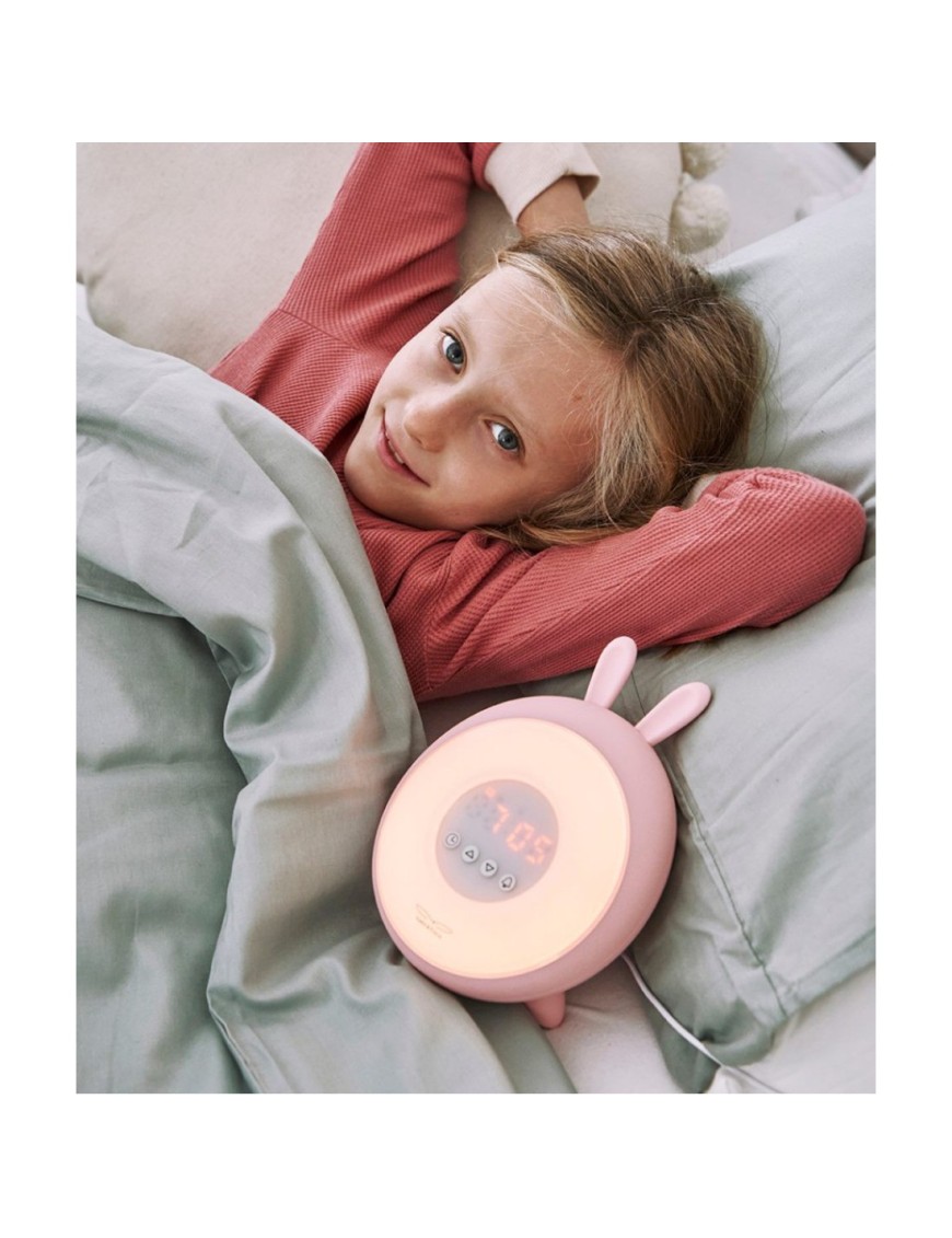 Rabbit & Friends – Lampka Nocna z Budzikiem | Ecobobo