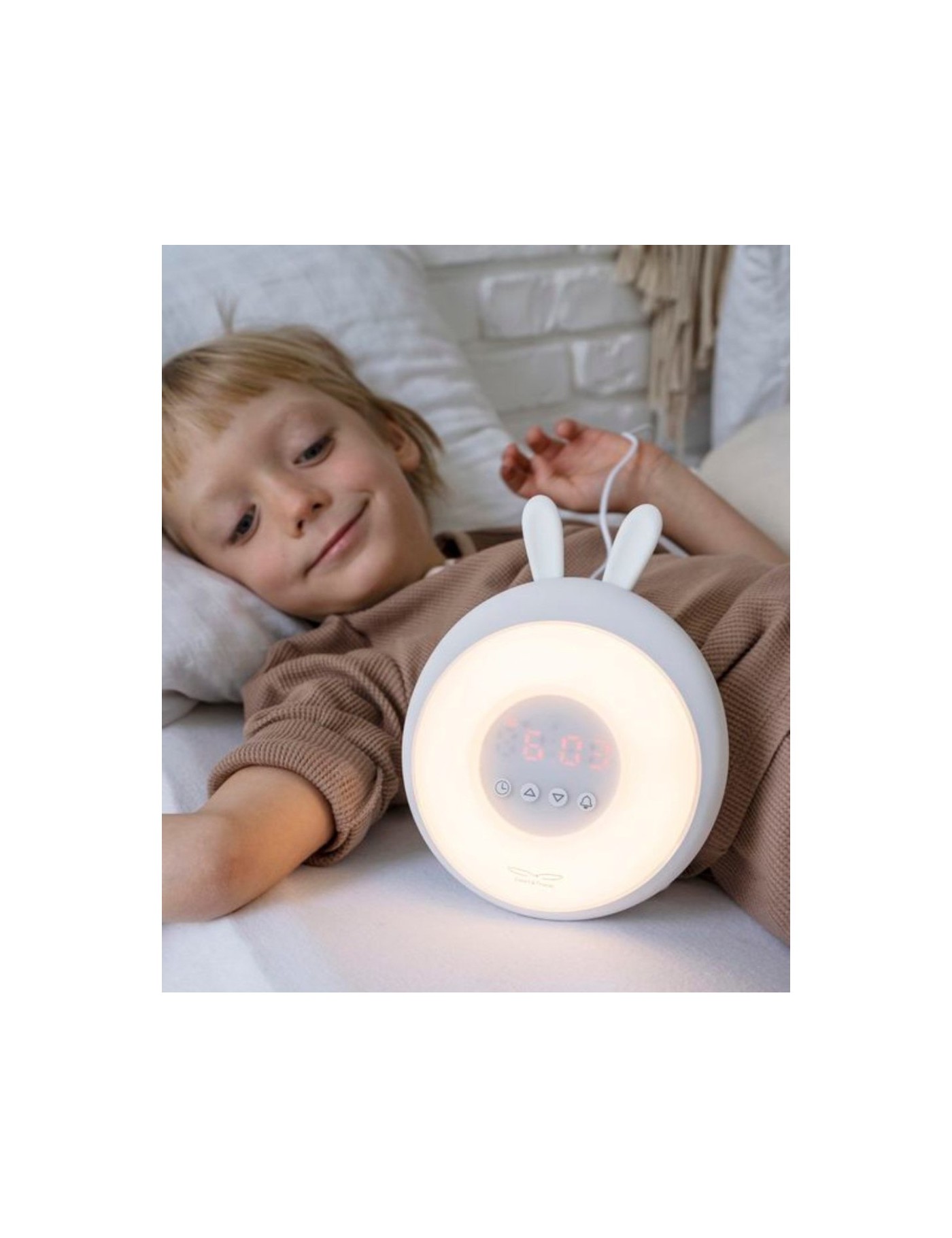 Lampka Królik z Budzikiem i Symulacją Wschodu Słońca | Ecobobo