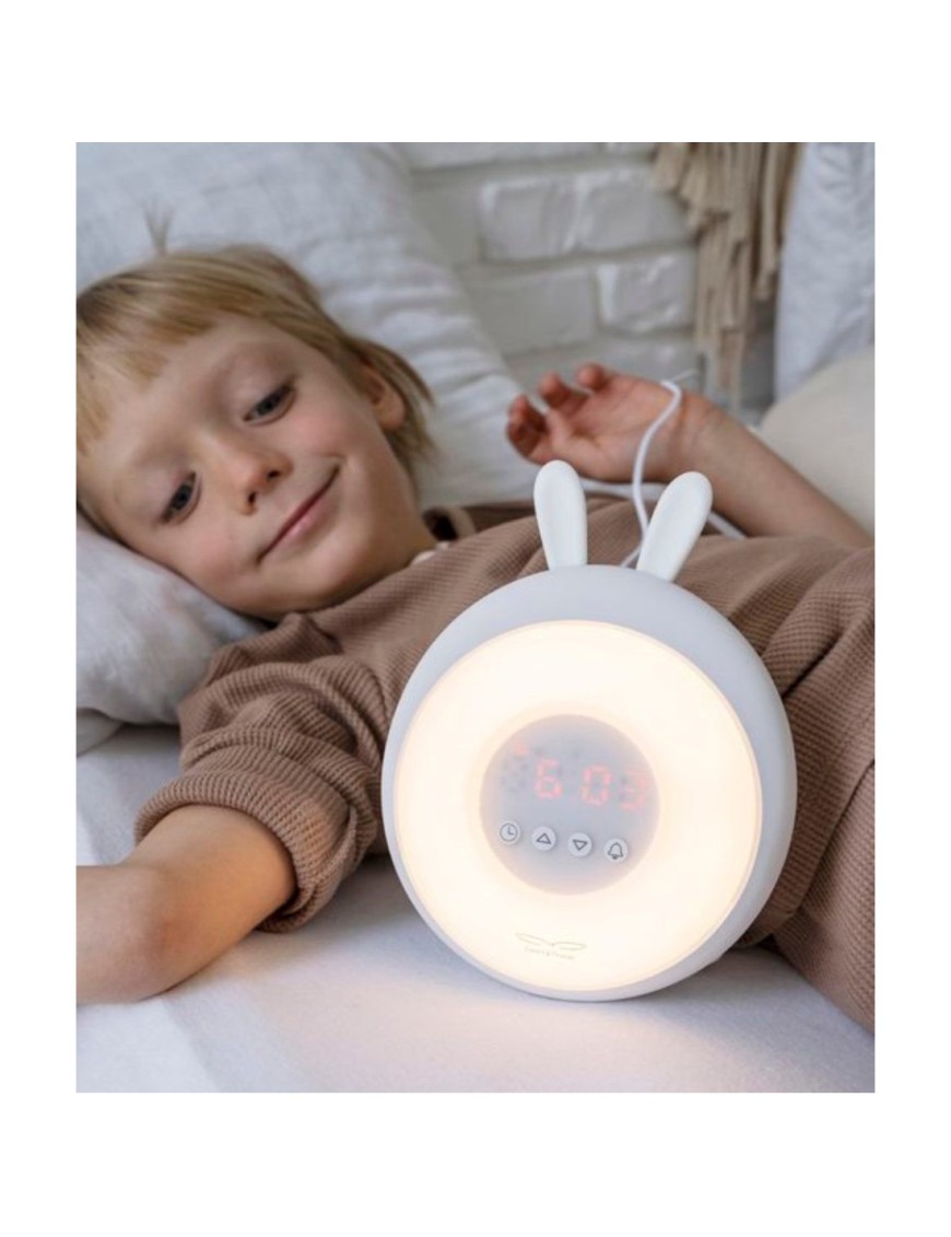 Lampka Królik z Budzikiem i Symulacją Wschodu Słońca | Ecobobo